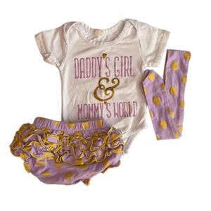 ❤️ Baby Girl 3 Piece Set Size 6-12 Months